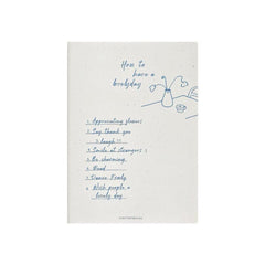 "Lovely Day" A5 Lined Notebook 44 Sheets Assorted