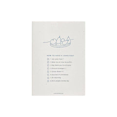 "Lovely Day" A5 Lined Notebook 44 Sheets Assorted