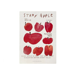 "Stray Apple" Lined Notebook 44 Sheets Assorted