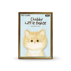 Fluffy ID Photo Series Sticky Notes 30 Sheets – Chubby Little Orange