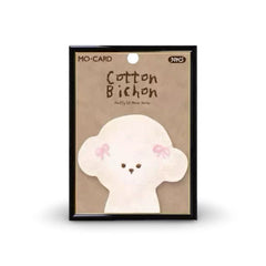 Fluffy ID Photo Series Sticky Notes 30 Sheets β Cotton Bichon