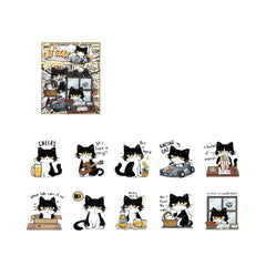 Cow Cat PET Waterproof Stickers 20pcs – Cat Star