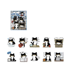 Cow Cat PET Waterproof Stickers 20pcs – Cool Cat