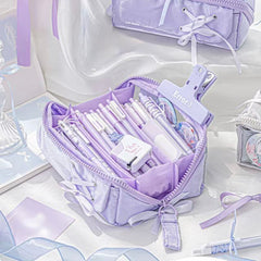 Rosyposy Prism Ballet Series Gloss Satin Pencil Case – Purple