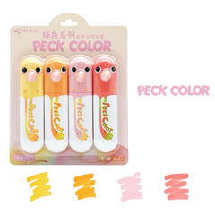 Parrot Squishy Beak Highlighter Set 4 Colours