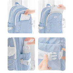 RosyPosy WingWing Series Backpack with Keychain โ Blue