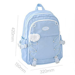 RosyPosy WingWing Series Backpack with Keychain โ Blue
