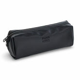 Planwith Soft Leather Wide-Open Pencil Case – Black