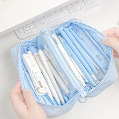 Planwith 3D Multi-Compartment Pencil Case - Blue