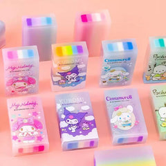 My Melody Rainbow Jelly Layer Eraser Assorted