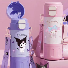 Sanrio Insulated Stainless Steel Water Bottle 480ml - Kuromi