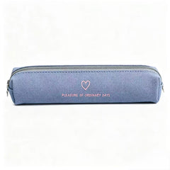 Slim Canvas Pencil Case