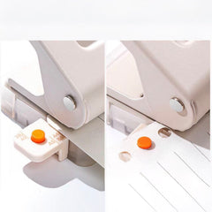 Adjustable Cream Colour 3/6 Hole Punch
