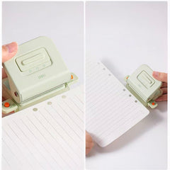 Adjustable Cream Colour 3/6 Hole Punch