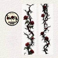 Thorn Rose PET Waterproof Decorative Tape 5cm × 2m