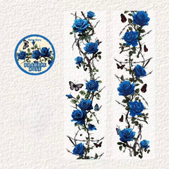 Thorn Rose PET Waterproof Decorative Tape 5cm × 2m