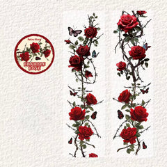 Thorn Rose PET Waterproof Decorative Tape 5cm × 2m