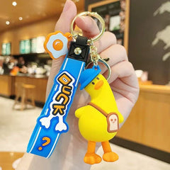 Wry Neck Duck Keychain