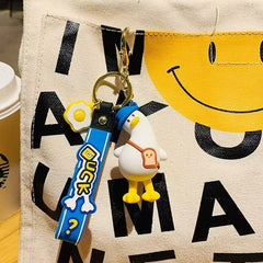 Wry Neck Duck Keychain