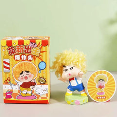 Crayon Shin-chan Afro Hair Series Standing Figure Blind Box