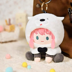 Spy × Family Queue Sitting Series Plush Keychain Blind Box