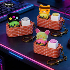 Fuggler Escape from the Lab Series Keyboard Keycap Keychain Blind Box