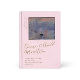 Vintage Oil Painting A5 Ruled Notebook 96 Sheets - Pink