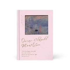 Vintage Oil Painting A5 Ruled Notebook 96 Sheets - Pink