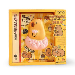 Capybara PU Puff B6 Notebook Gift Set – 192 Sheets with Blind Box Pen & Squishy Toy