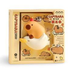 Capybara PU Puff B6 Notebook Gift Set – 192 Sheets with Blind Box Pen & Squishy Toy