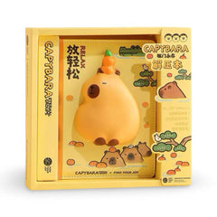 Capybara PU Puff B6 Notebook Gift Set – 192 Sheets with Blind Box Pen & Squishy Toy