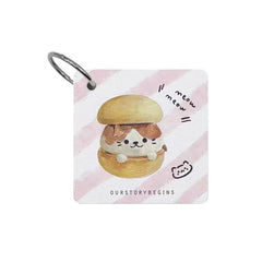 Animal Bakery Keychain Pocket Notebook A8 Blank 60 Sheets