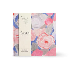 Floral Fabric Hardcover Blank Journal 80 Sheets Assorted