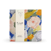 Floral Fabric Hardcover Blank Journal 80 Sheets Assorted