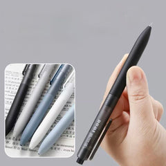 DOMI Silent Click Retractable Gel Pen 0.5mm Black Ink Assorted