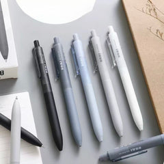 DOMI Silent Click Retractable Gel Pen 0.5mm Black Ink Assorted