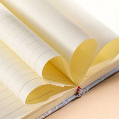Embroidered Fabric Journal A6/B6 132 Sheets – Gardenia