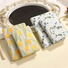 Embroidered Fabric Journal A6/B6 132 Sheets – Tulip