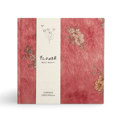 Flower × Fabric Square Journal Notebook 80 sheets