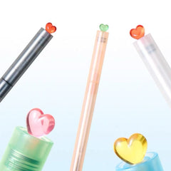 KACO Heart Twist Automatic Frosted Transparent Mechanical Pencil 0.5mm