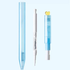 KACO Heart Twist Automatic Frosted Transparent Mechanical Pencil 0.5mm