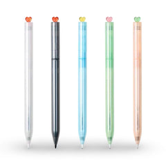KACO Heart Twist Automatic Frosted Transparent Mechanical Pencil 0.5mm