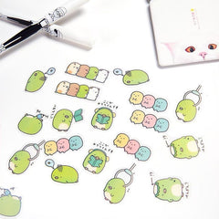 Japanese Corner Creatures PVC Waterproof Sticker Pack 50pcs