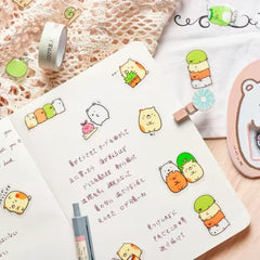 Japanese Corner Creatures PVC Waterproof Sticker Pack 50pcs