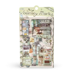 Travel Journal PVC Waterproof Sticker Set 4 Sheets