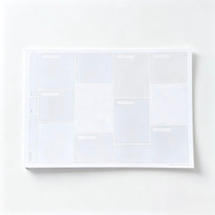 B5 Grid Memo Writing Pad 30 Sheets
