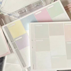 B5 Grid Memo Writing Pad 30 Sheets