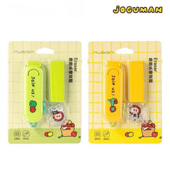 Nusign × Joguman Push Retractable Eraser with 1 Refill Set Assorted