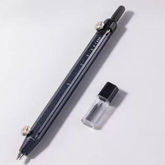 Deli Precision Compass with Radius Scale Set – Black