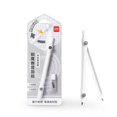 Deli Precision Compass with Radius Scale Set – White